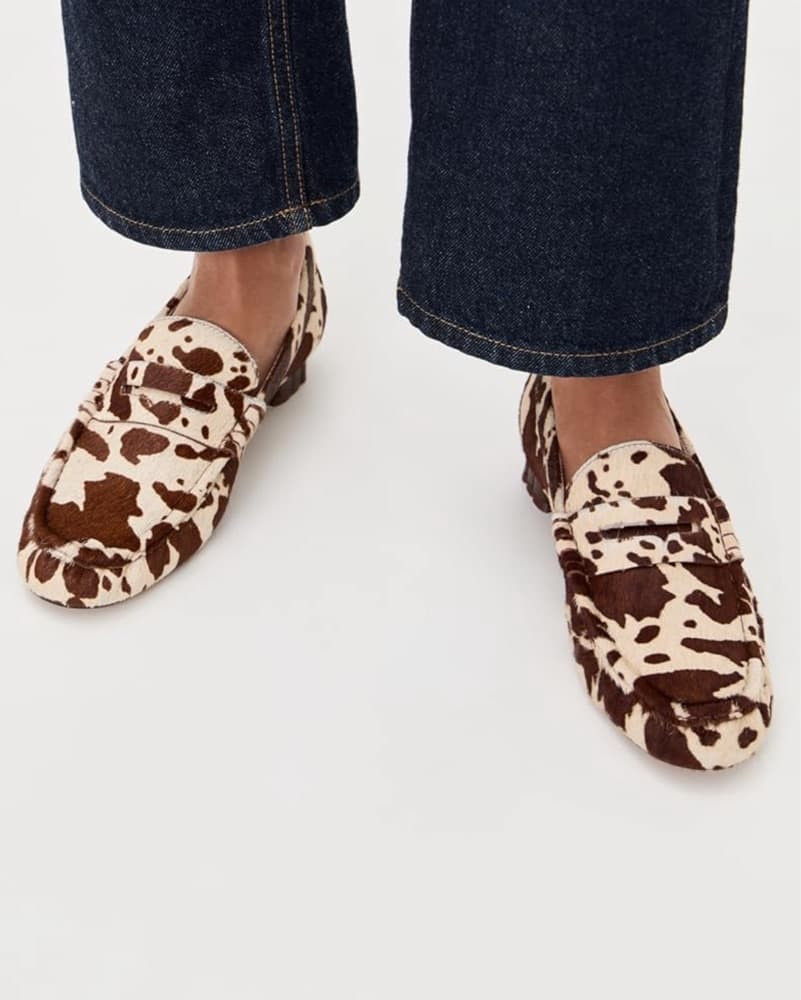 Farm Rio Cow Print Loafers  - Image 1
