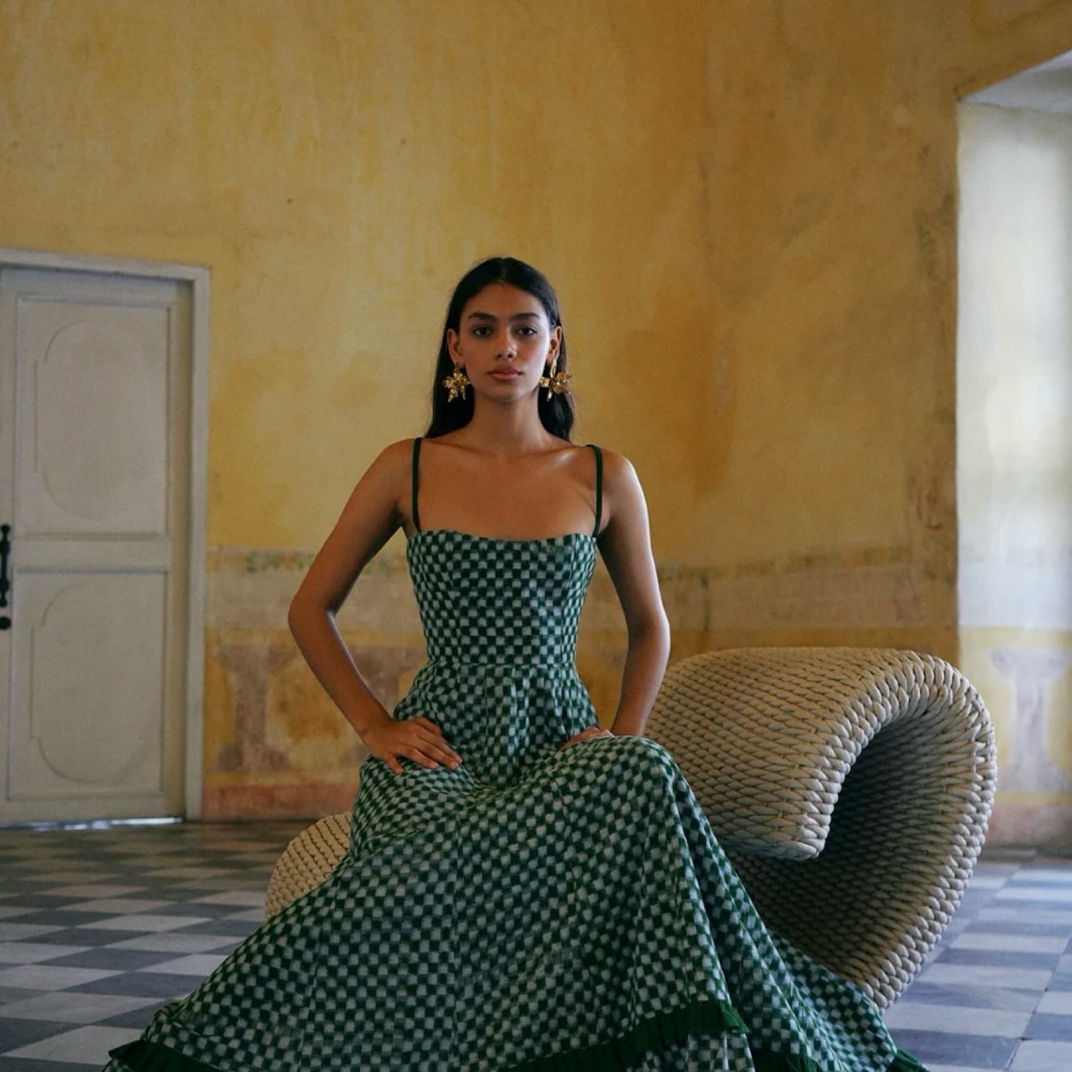 De Castro Checkmate Dress - Image 1