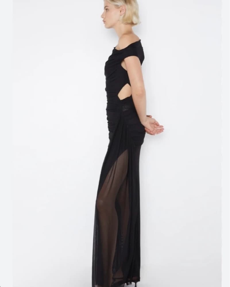 Bec and Bridge Black Victoria ASYM dress - Image 2