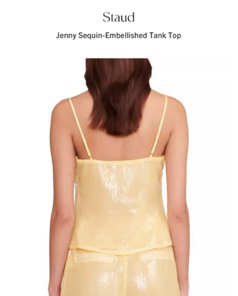 Staud Jenny Sequin Top - Image 3