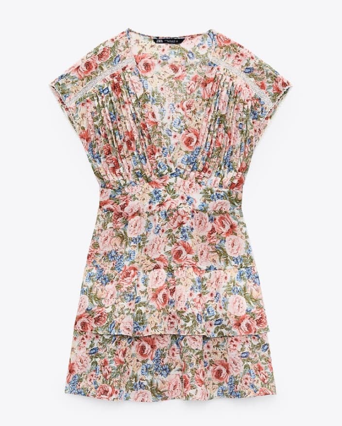 Zara Floral Print (Discontinued) Dress - Image 2