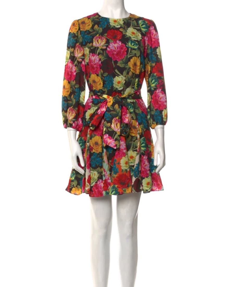 Alice + Olivia Mina Floral Dress - Image 2