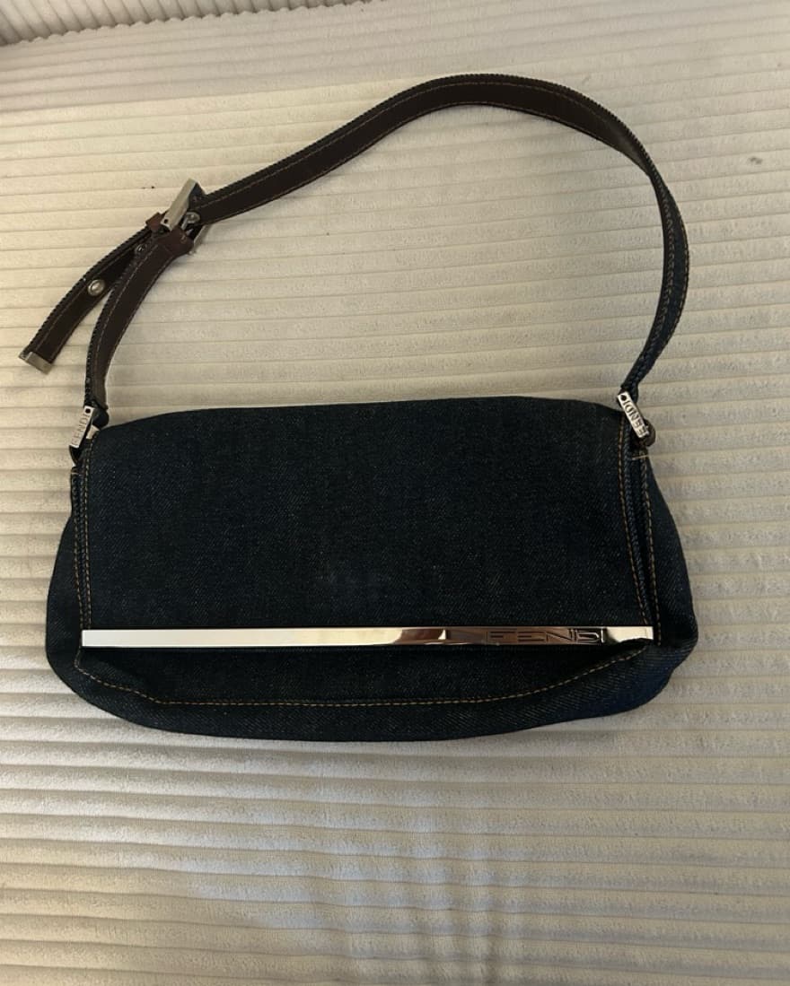 Fendi Denim Shoulder Bag - Image 1