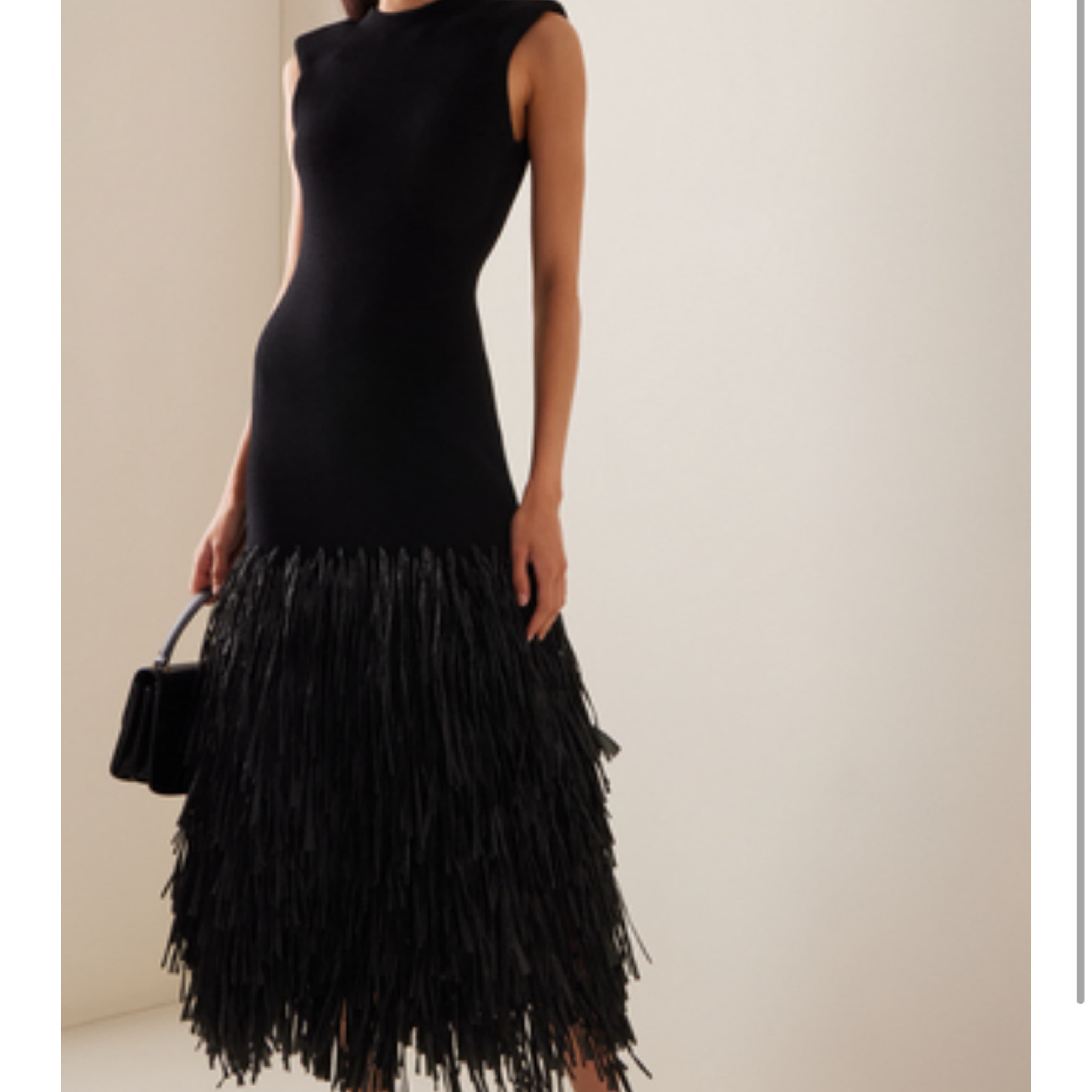 Aje Rafia Trim Dress - Image 1
