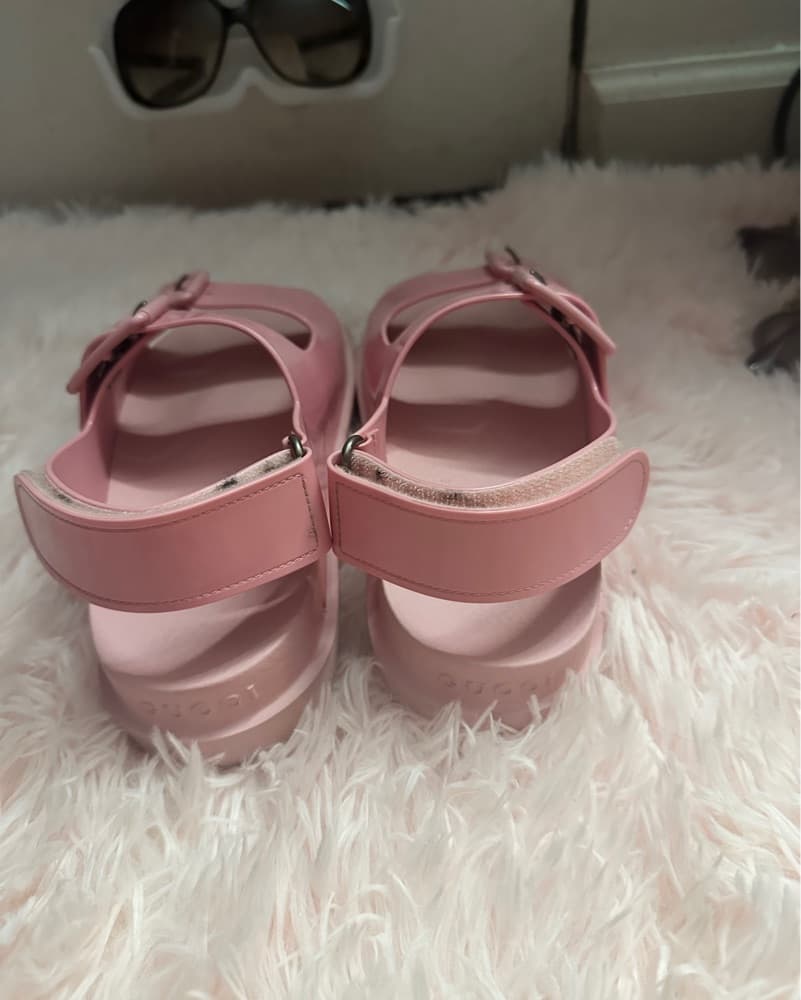 pink Gucci dad sandals - Image 3
