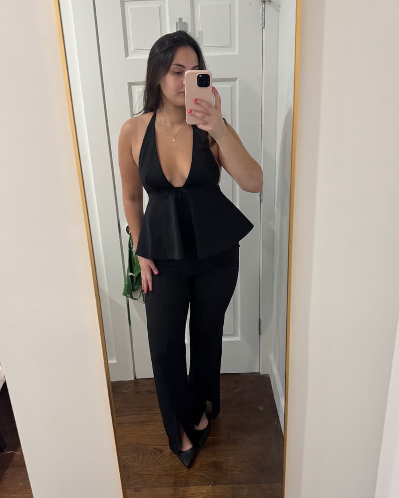 Zara Bow Halter Top - Image 3