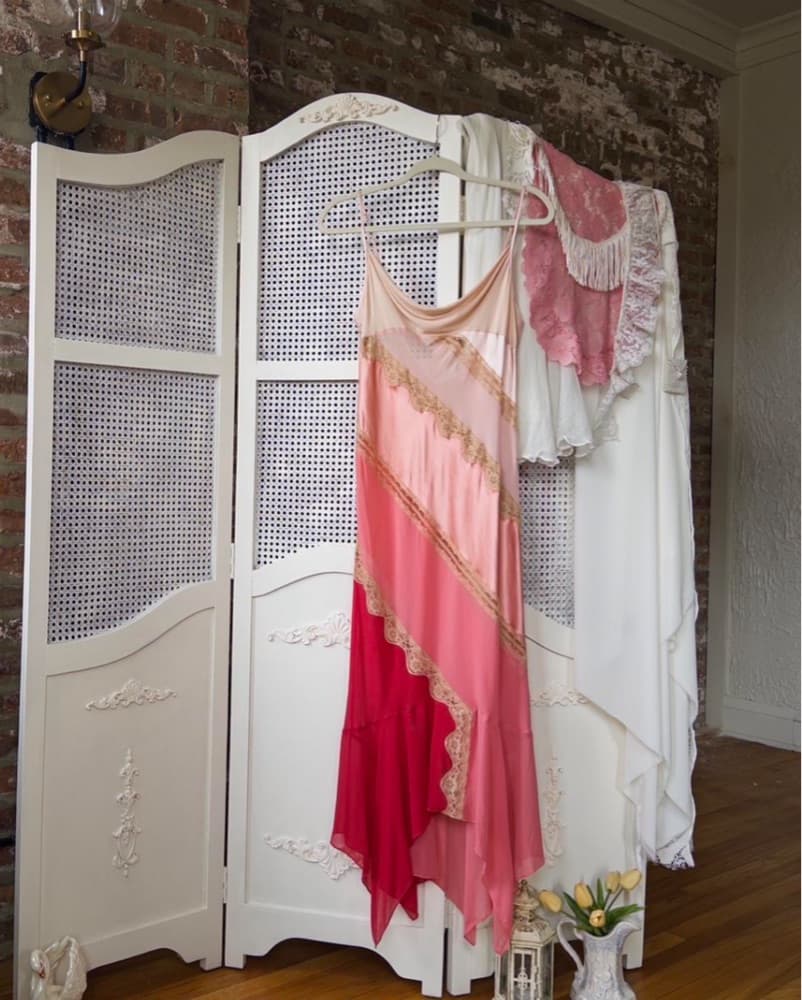 Silk Pink Victoria’s Secret Bias Dress - Image 6