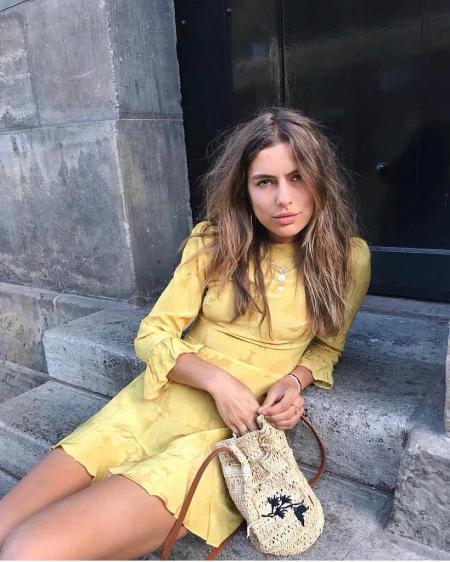 Realisation Par Yellow Silk Mini Dress - Image 2