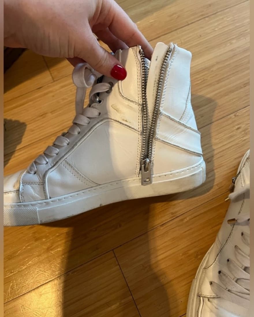 Zadig & Voltaire White Sneakers - Image 4