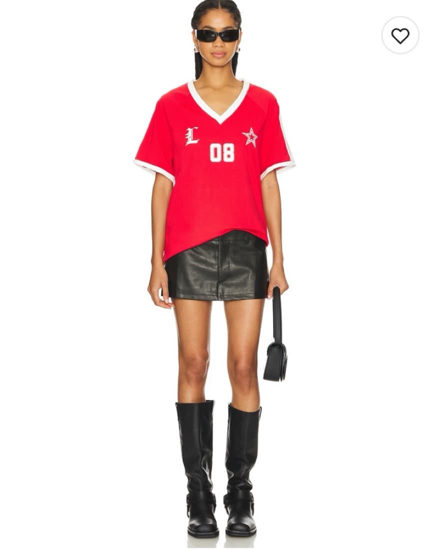 Red Jersey Top - Image 3