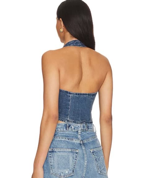 MIAOU Denim Top/corset - Image 3