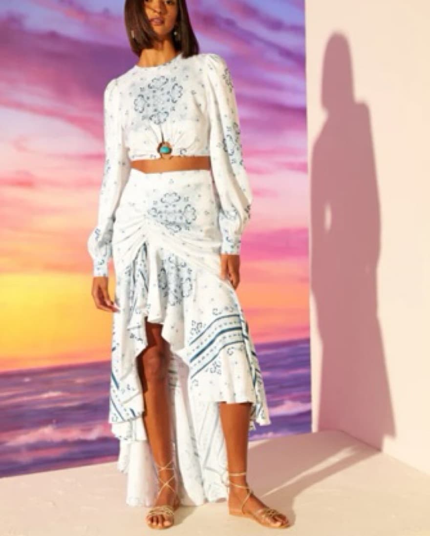 Cami NYC Skirt & Tank Silky Scarf Print  - Image 4