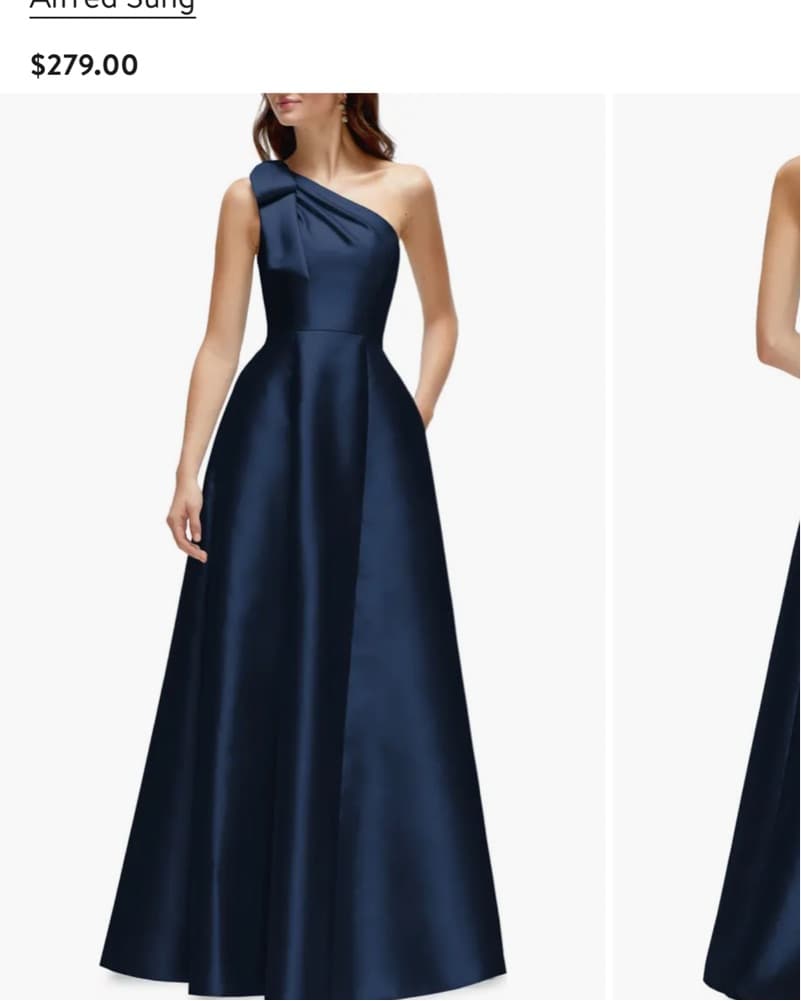 Navy Blue Nordstrom Formal Dress - Image 1