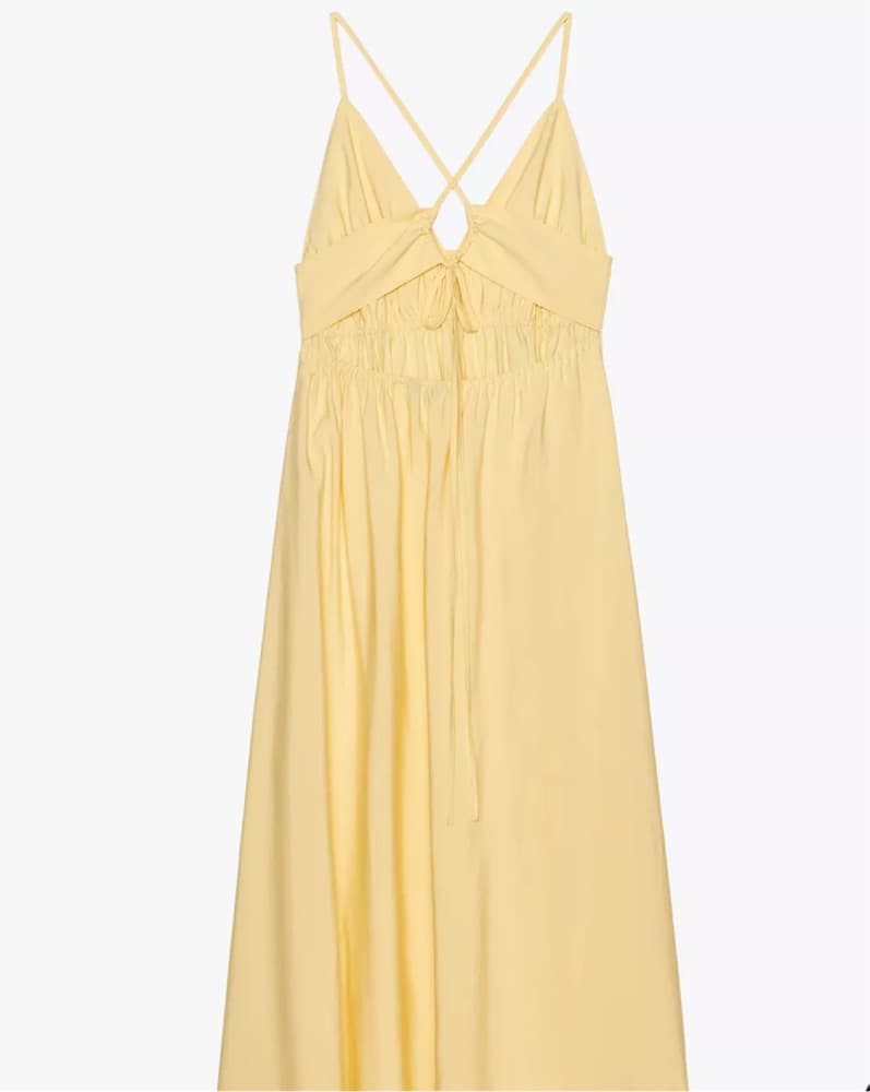 Zara Yellow Maxi Dress - Image 3