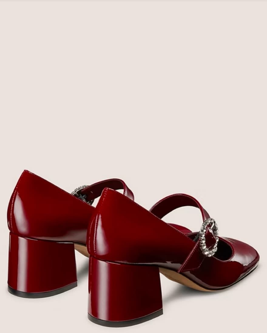 Sloane Red Patent Leather Mary Janes - Image 5