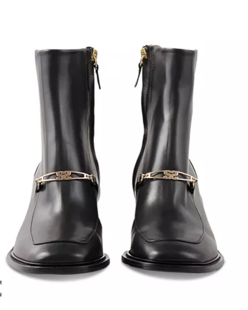Sandro Genuine Leather Booties - Image 2