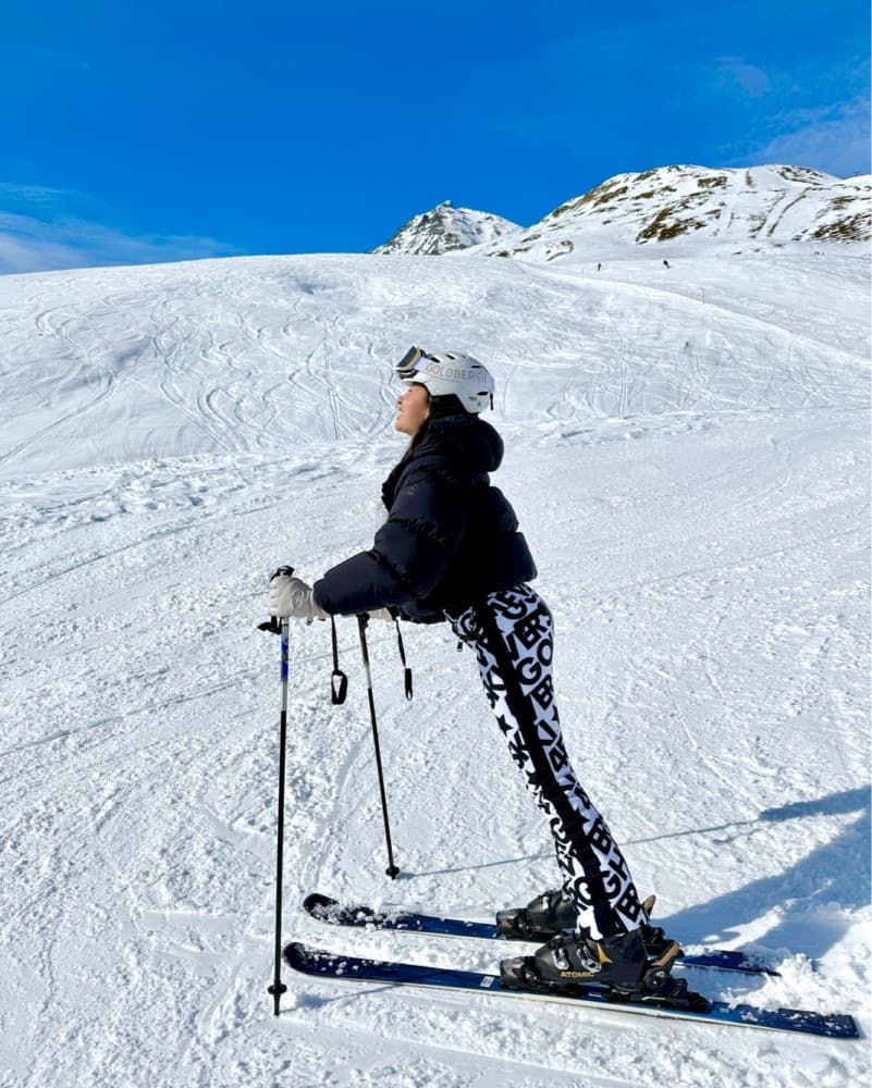 Goldbergh Ski Pants Black & White - Image 1