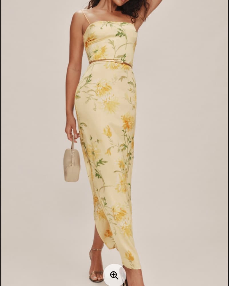 Reformation frankie Silk Dress - Image 1