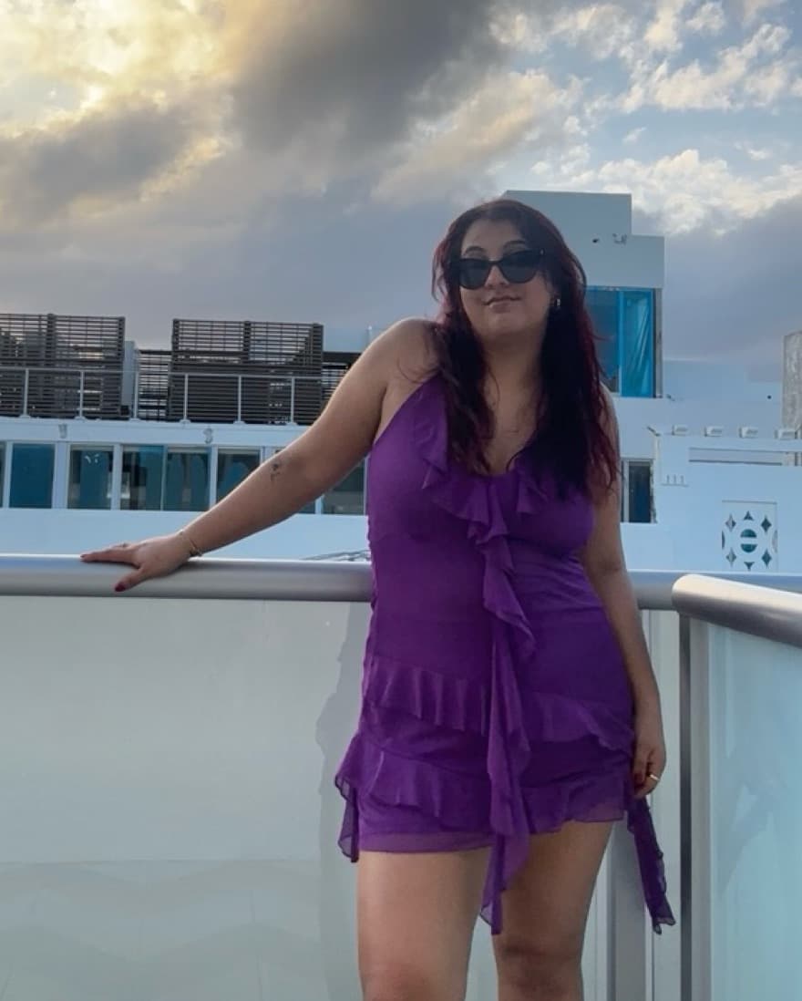 Cutie Purple Mini Dress - Image 1