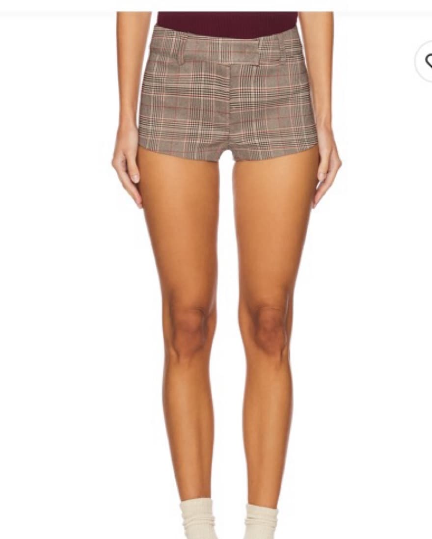 Plaid Micro Short (superdown) - Image 1