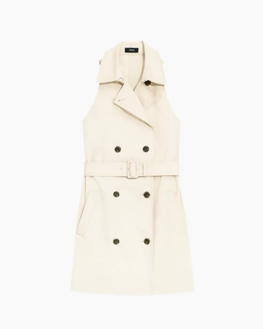 Theory Trench Coat Minidress - Image 5