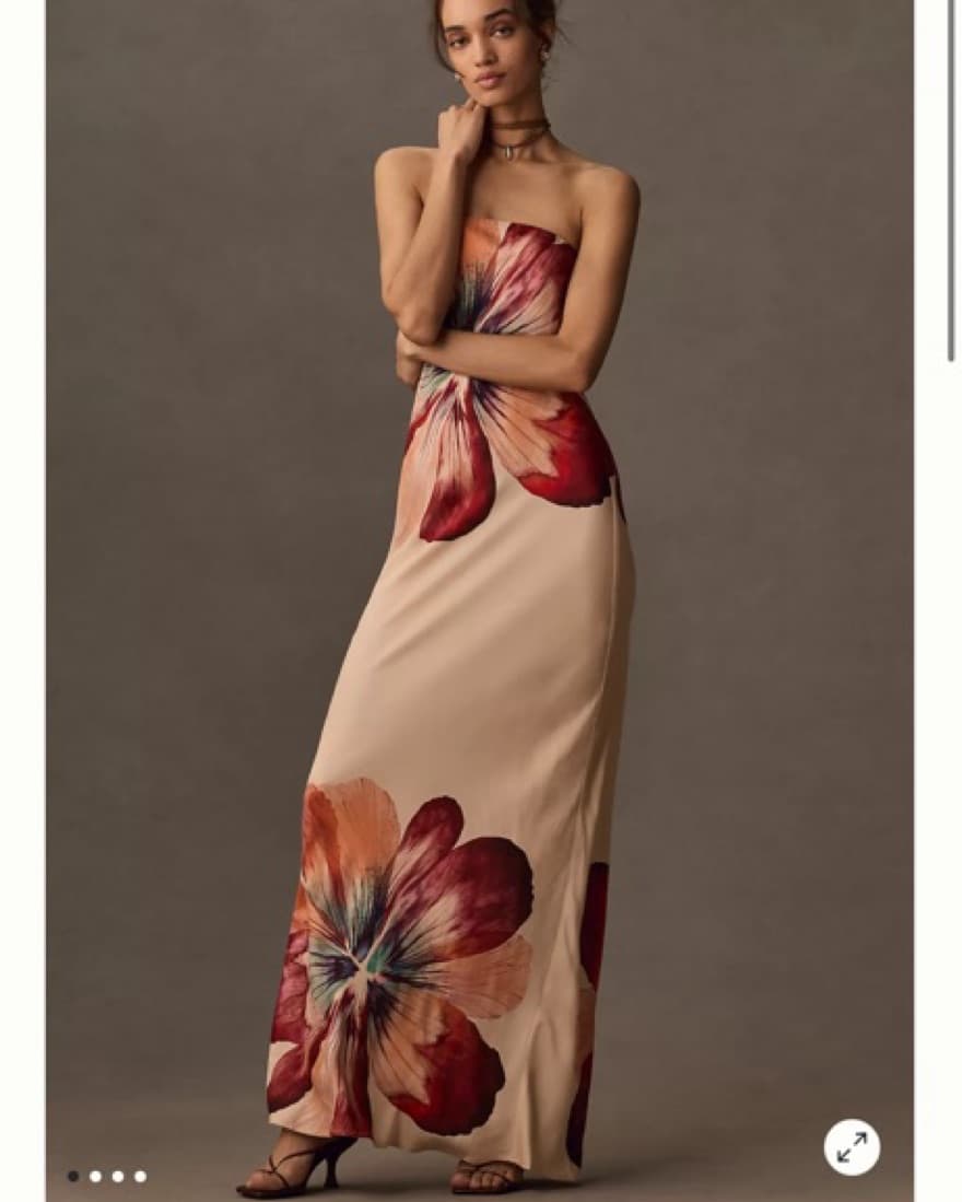 Anthropology Delilah Strapless Maxi Slip - Image 4