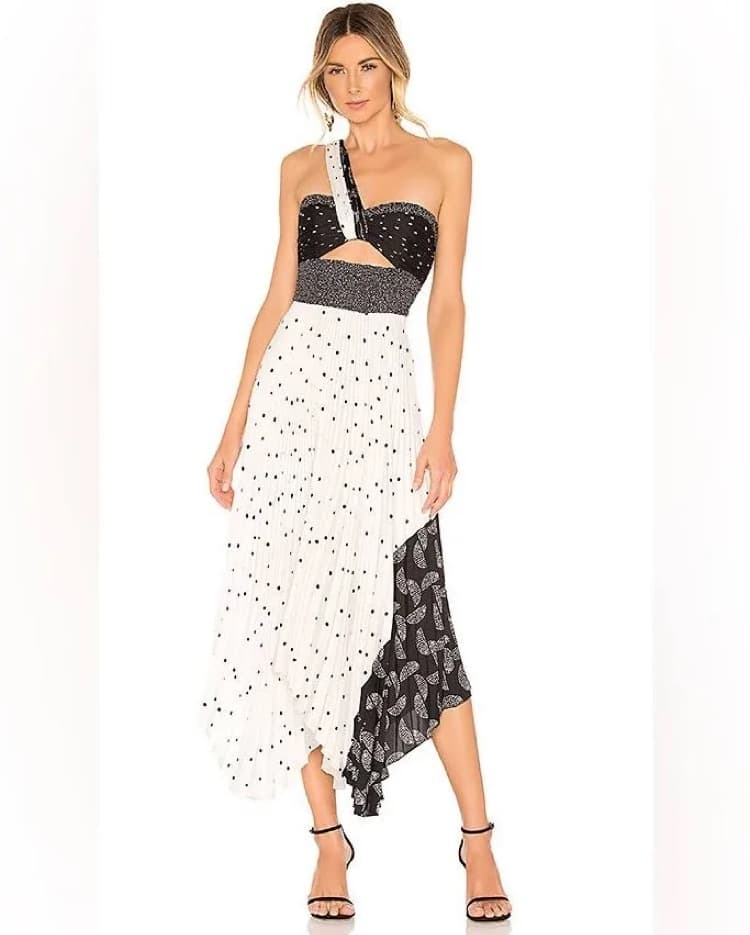 ALC Polka Dot Dress - Image 3