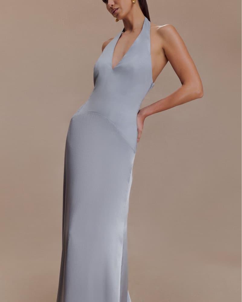 Elegant Halter Maxi Dress - Image 4