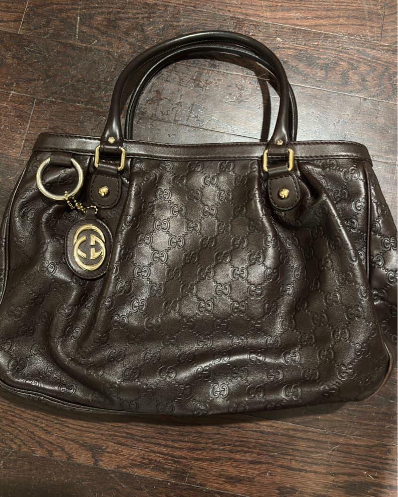 Brown Leather Sukey Tote Bag - Image 5