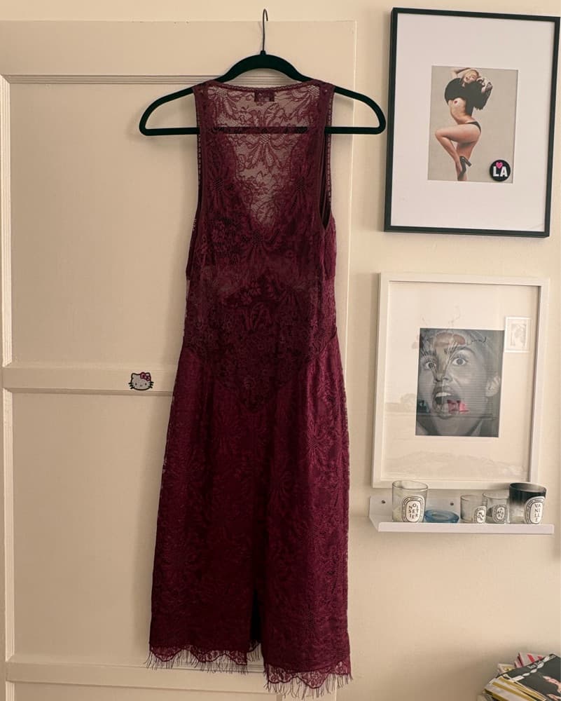 Vintage D&G Lace Midi Dress - Image 2