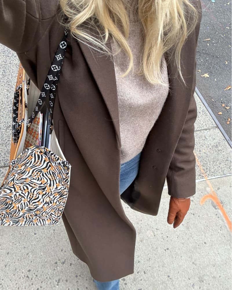 Stylish Winter Brown Coat  - Image 4