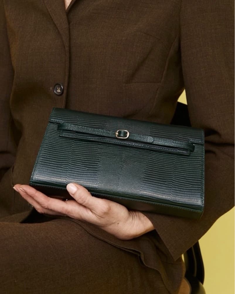 Verafied Emerald Lizard Clutch - Image 1