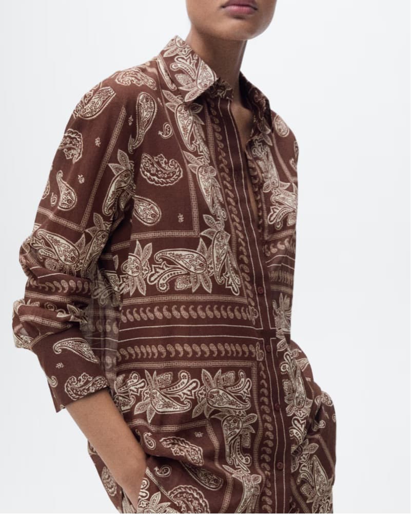 Chic Paisly Button Down - Image 2
