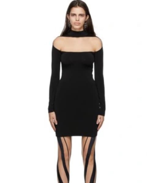 Sheer Insert Mini Dress - Image 3