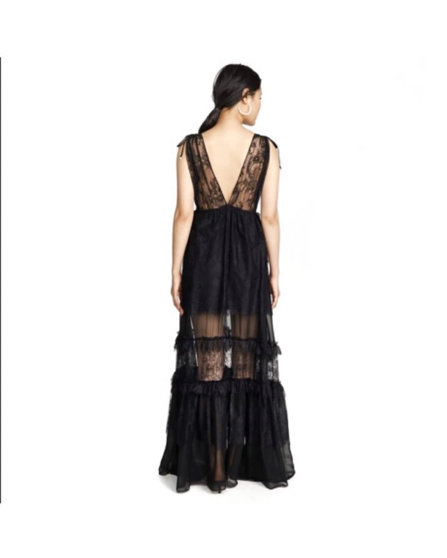 Alexis Umbria V-neck Lace Maxi Dress - Image 3