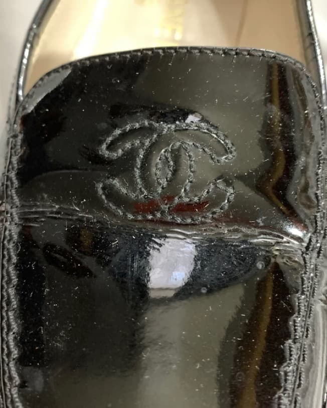 CHANEL size 36 patent loafers - Image 2