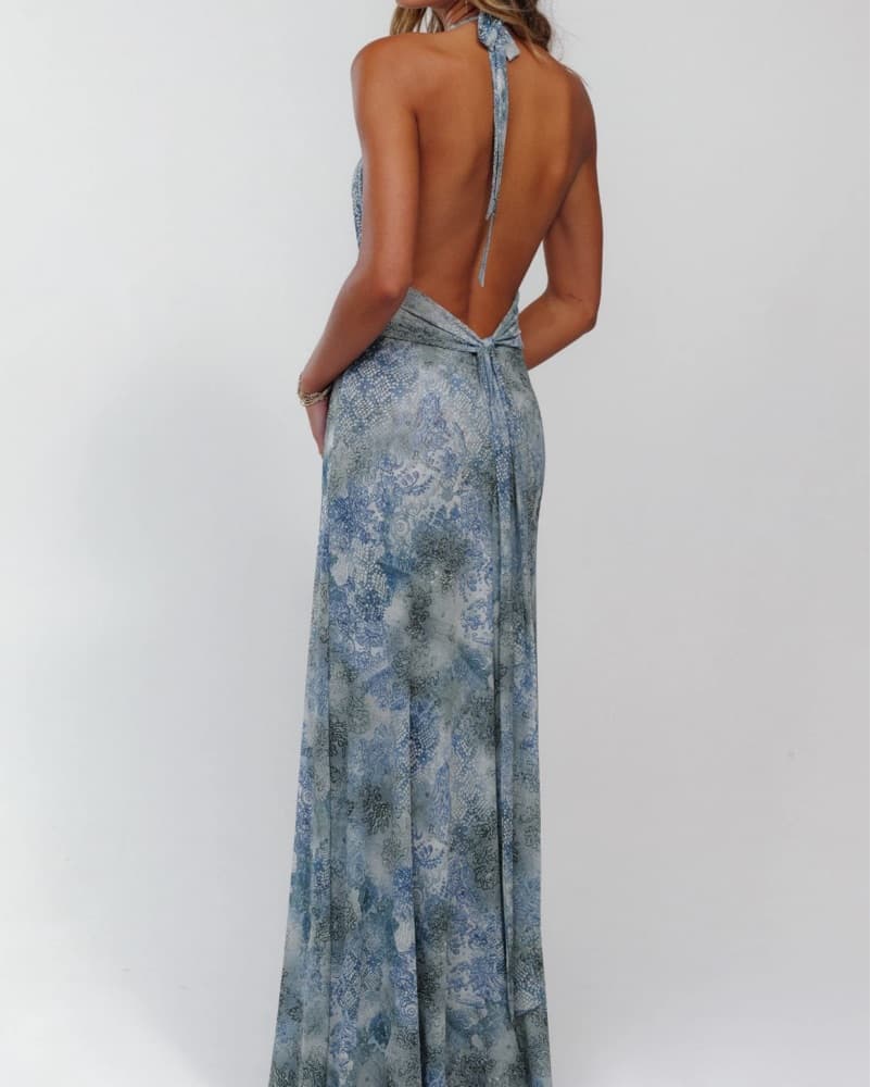 Resa Halter Maxi Dress - Image 3
