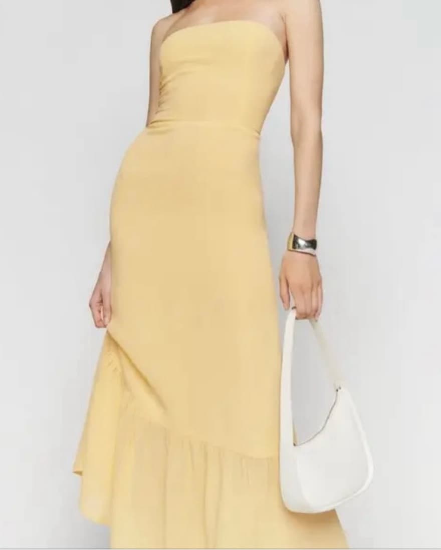 Reformation Yellow Dress  - Image 2