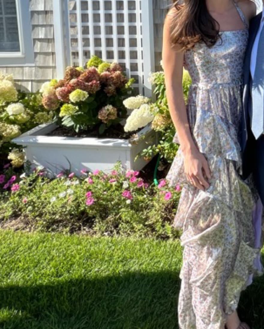 Alice & Olivia Shimmer Halter dress  - Image 1