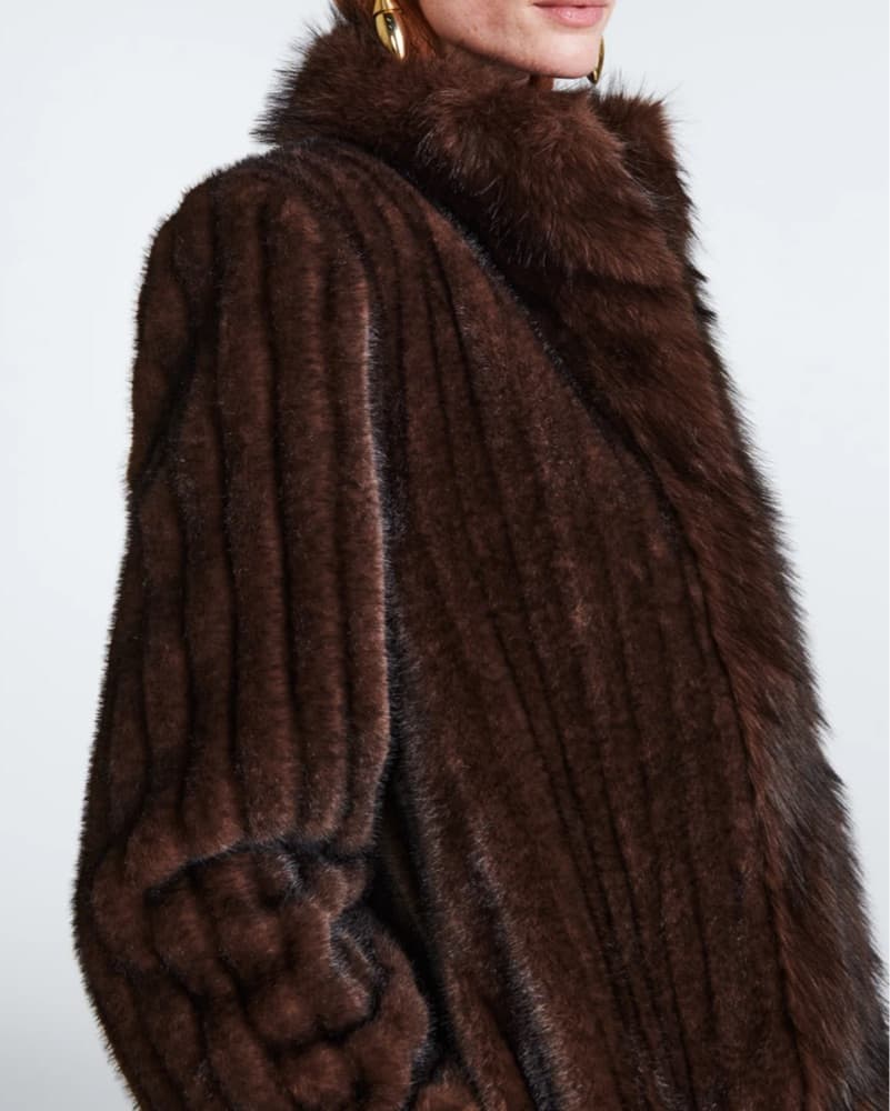 Ducie London Brown Fur Jacket  - Image 4