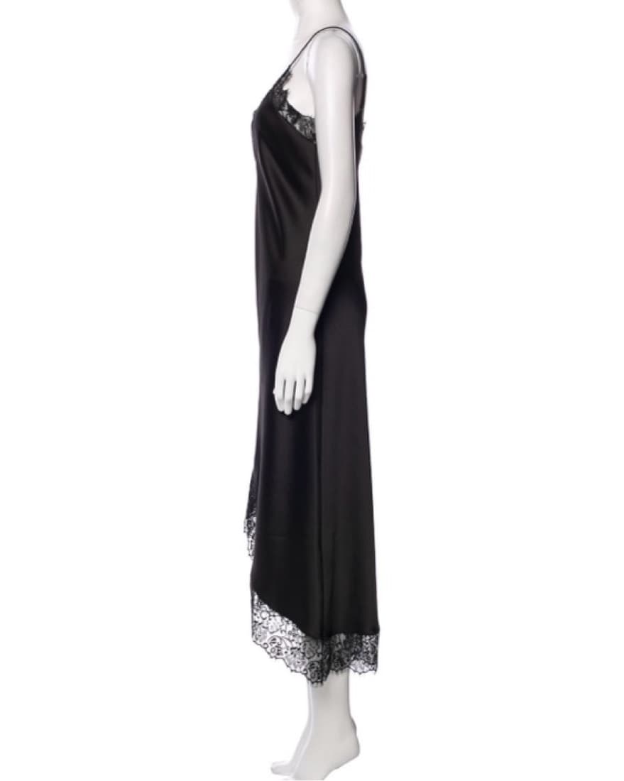 Allsaints V-Neck Midi Lace Slip Dress - Image 2