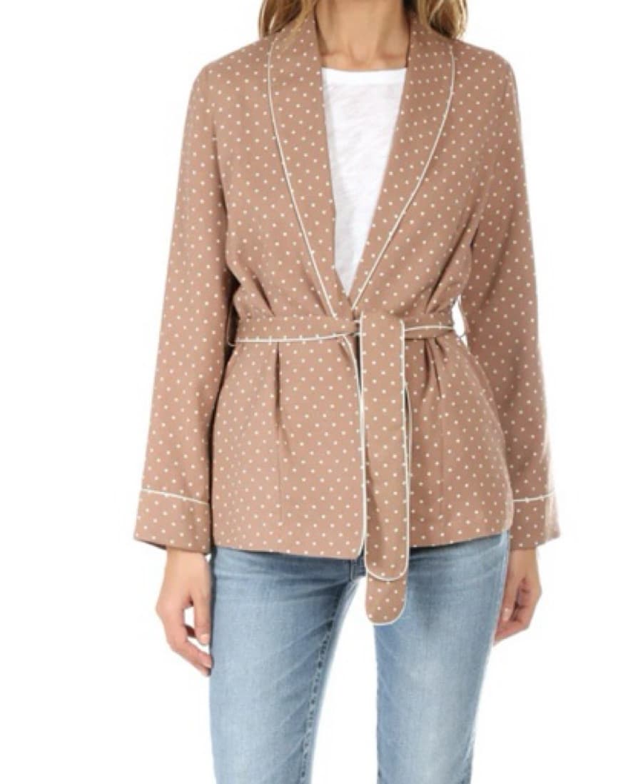 FRAME Hampton Polka Dot Bkazer Jacket - Image 5