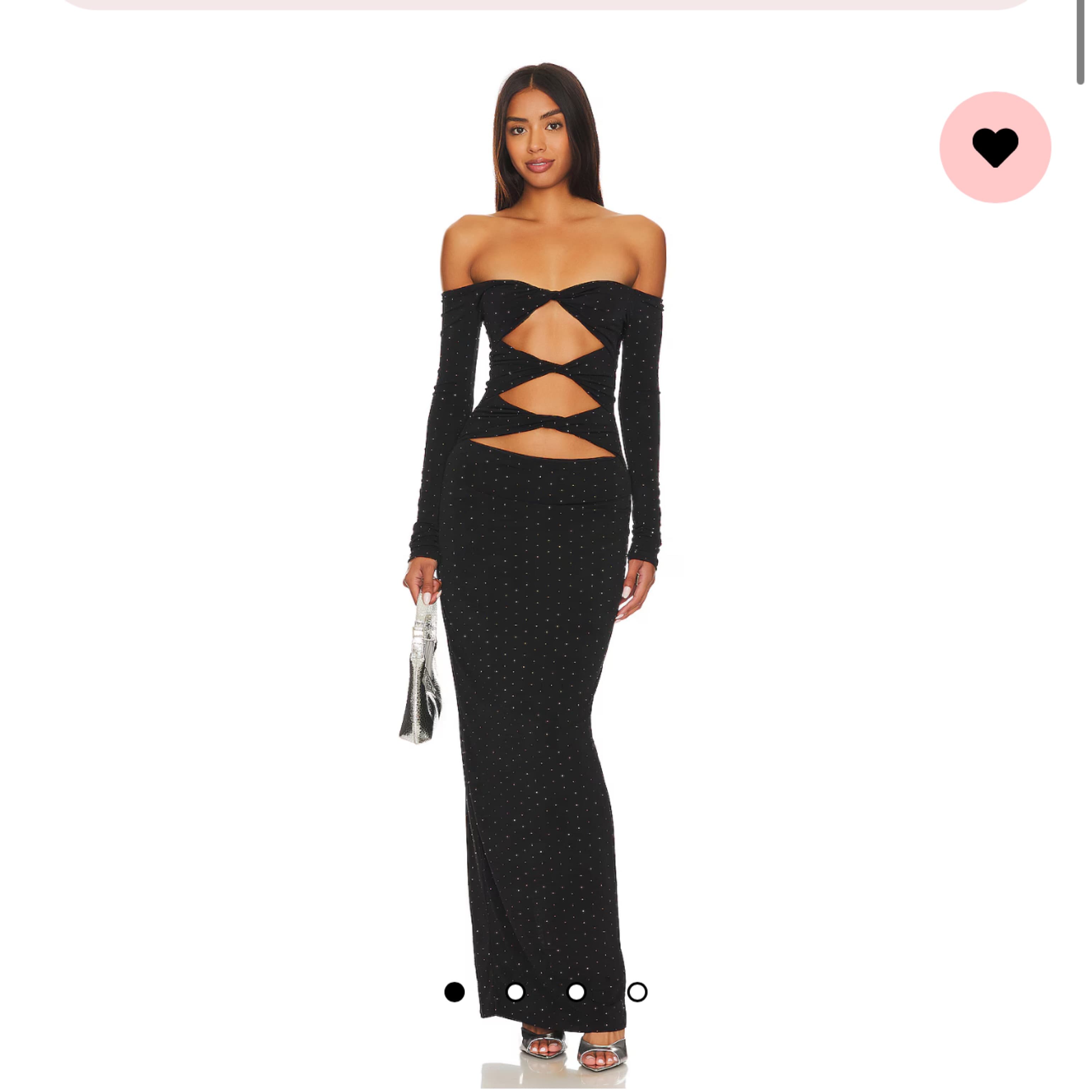 Lovers And Friends Black Cut Out Dress - Image 1