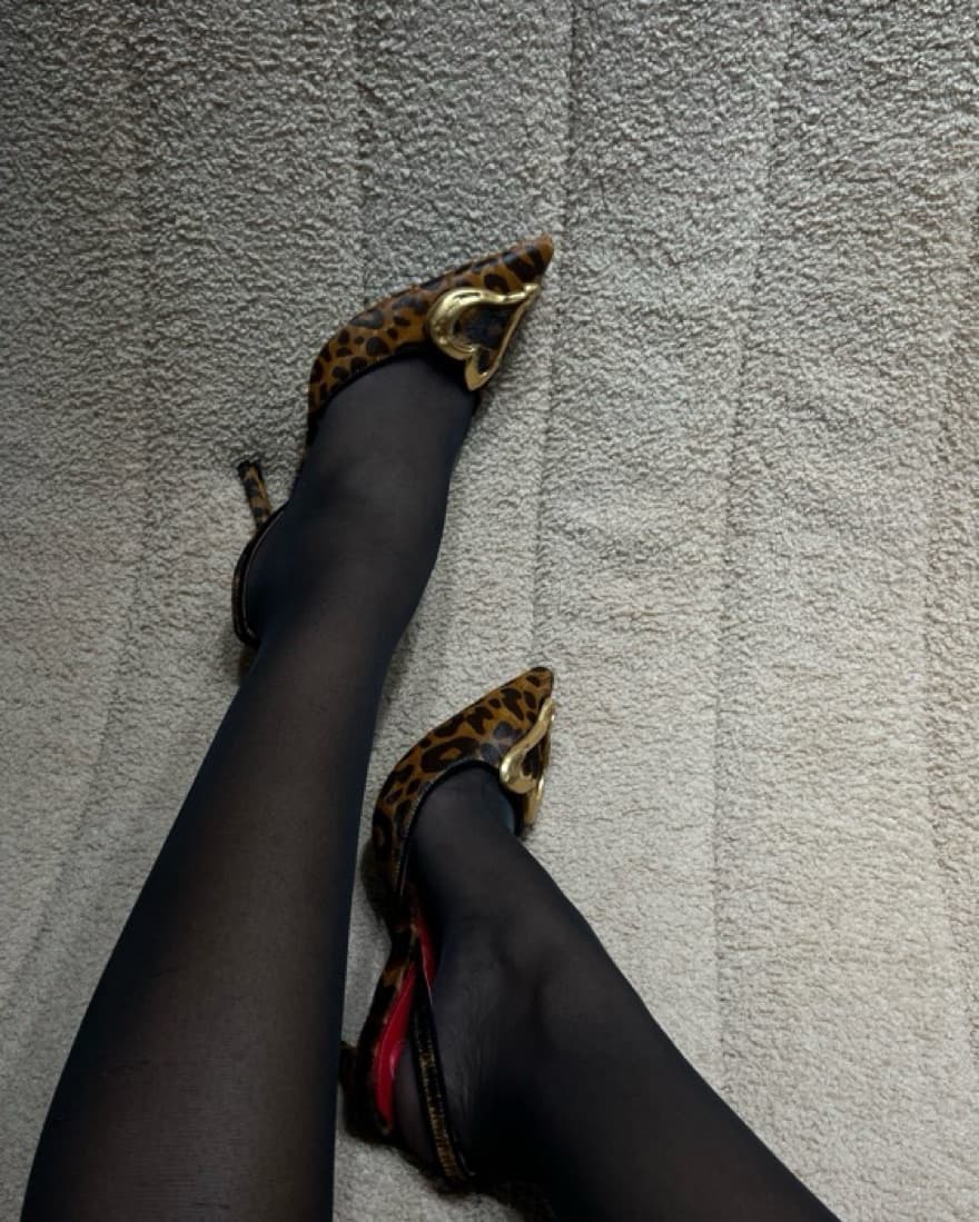 SOLD OUT - Amore Pump In Leopard Natural - Image 3