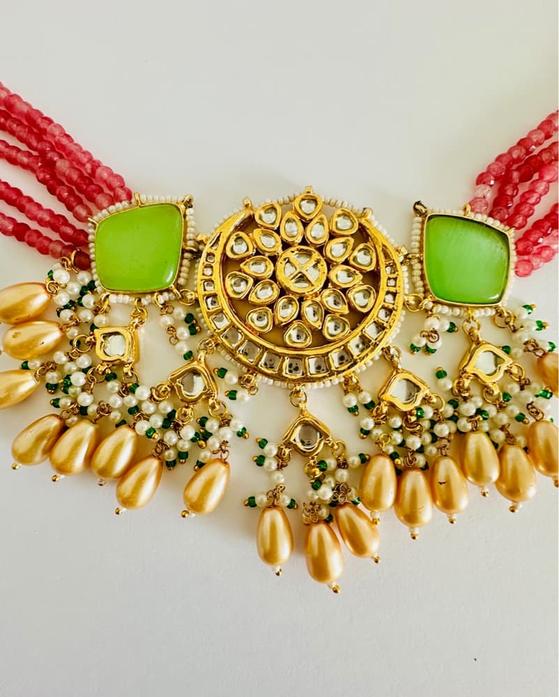Exquisite Indian Inspired Necklace - Image 3