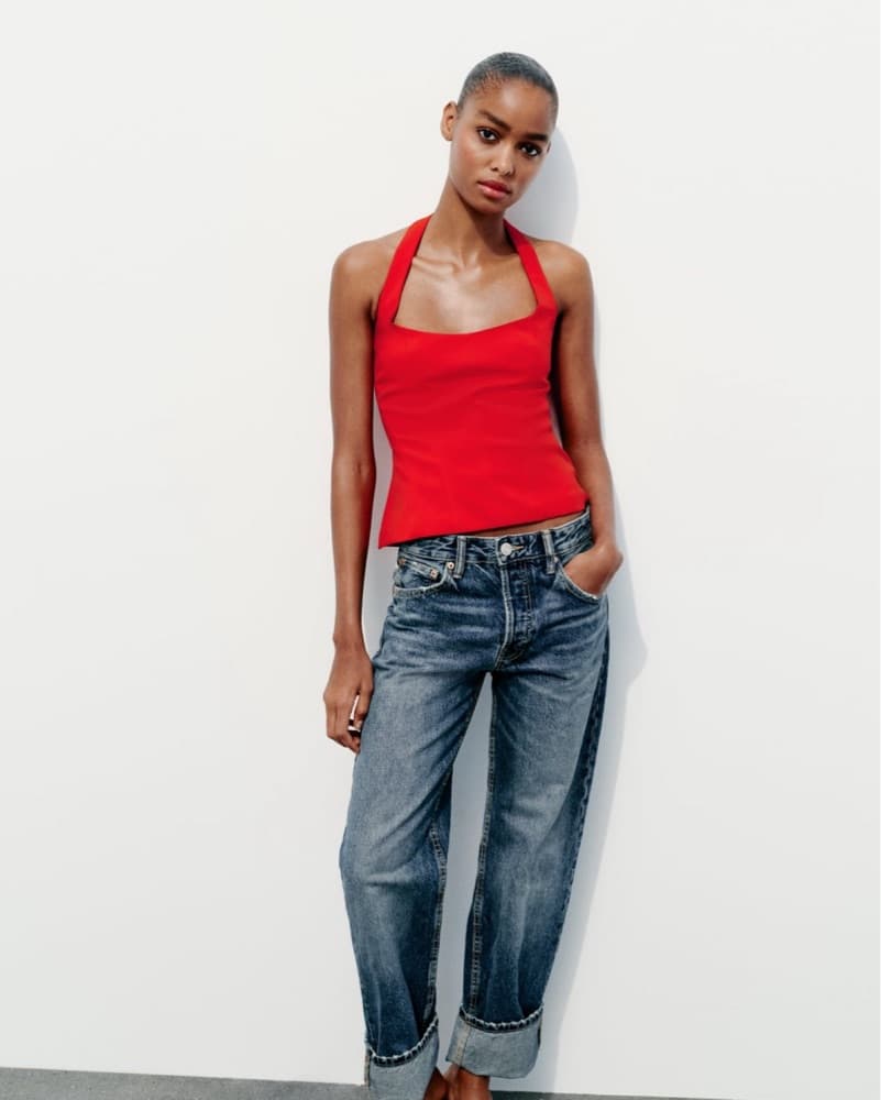 Fitted Halter Top From Zara - Image 2