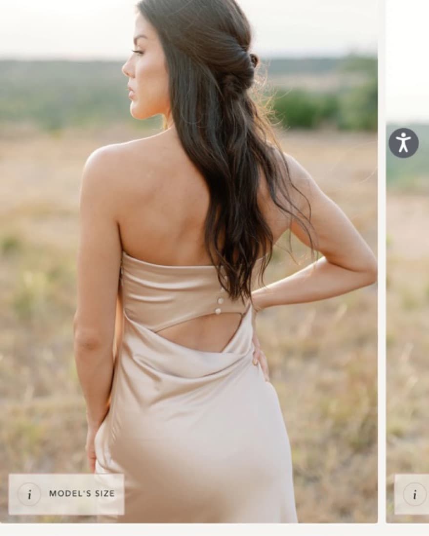 Black Strapless Gown - Image 2