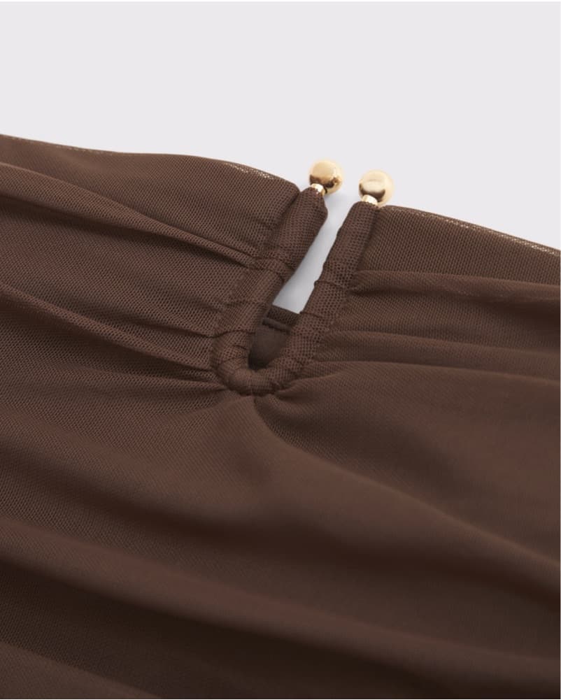 A&F Bra Free Mesh Hardware Tube Top - Image 3