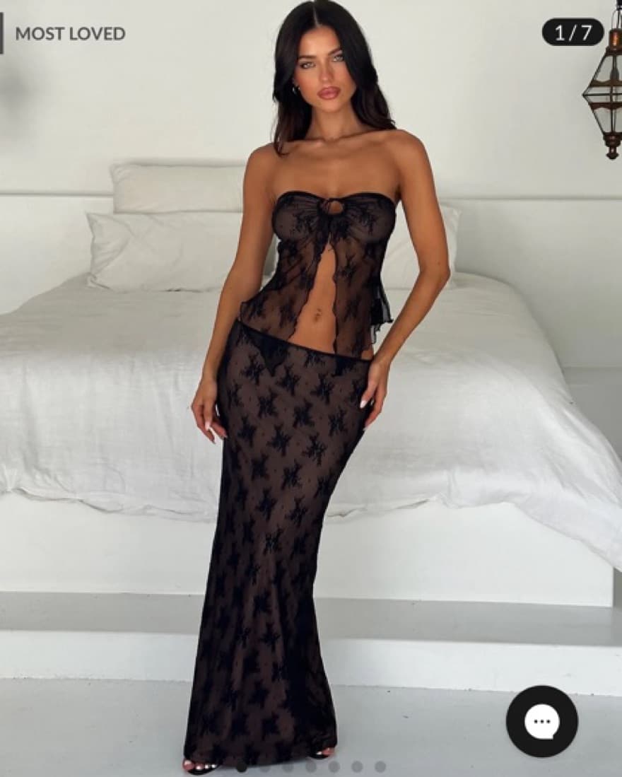 Black Karolina Maxi Set  - Image 1