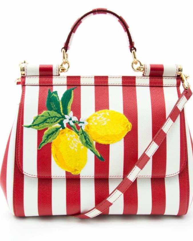 Dolce & Gabbana Miss Sicily Bag Lemon - Image 1